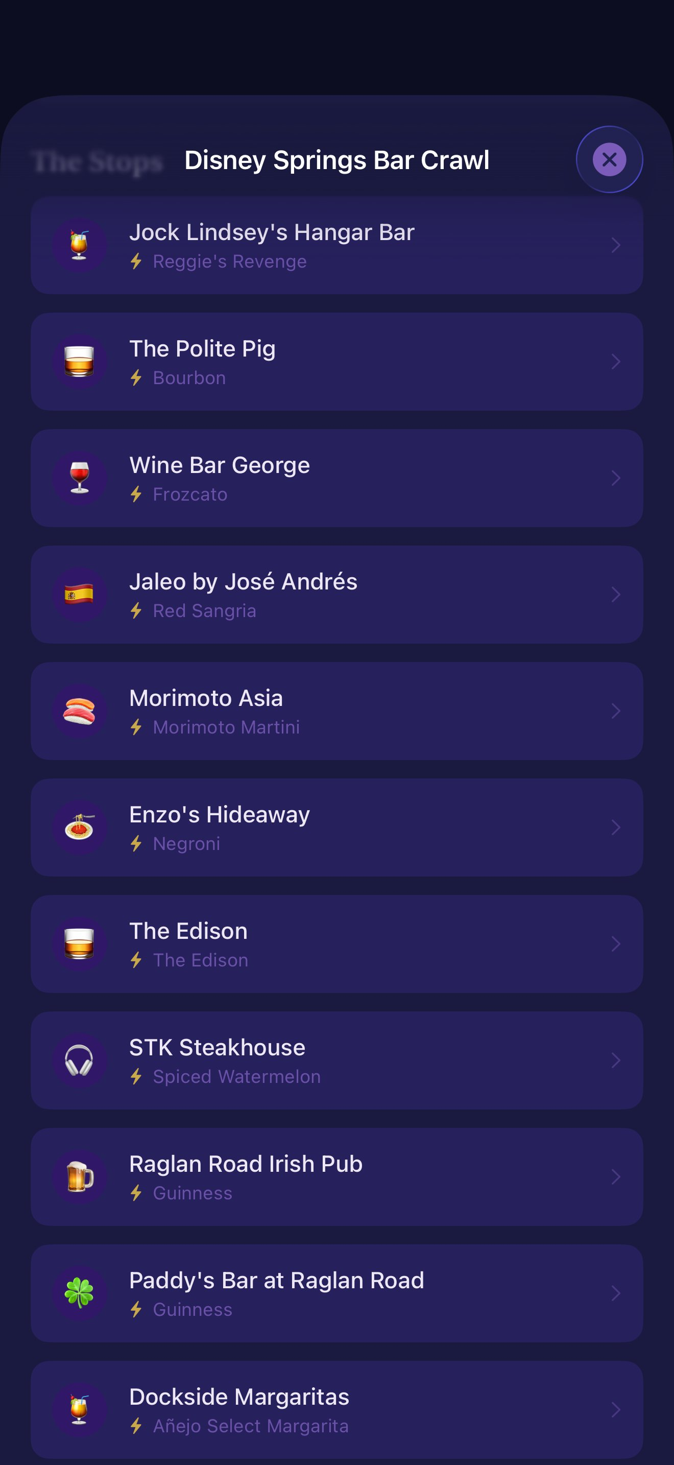 Disney Springs Stops